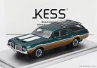 OLDSMOBILE  VISTA CRUISER 442 SW STATION WAGON 1972  GREEN MET WHITE WOOD