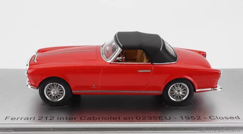FERRARI  212 INTER sn0235EU CABRIOLET CLOSED 1952