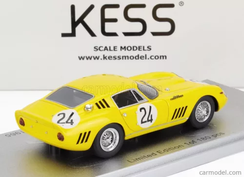 FERRARI  275 GTB/C sn.6885 TEAM ECURIE FRANCORCHAMPS N 24 3rd 24h LE MANS 1965 WILLY MAIRESSE - JEAN BLATON (BEURLYS)  YELLOW