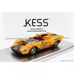   FERRARI  350 P4 SPIDER CAN-AM s/n0858 TEAM GUNSTON N 6 WINNER 3h CAPE TOWN 1968 P.HAWKINS  YELLOW BROWN