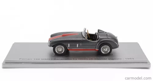 FERRARI  166 MM53 SPIDER BARQUETTE ch.0300M VIGNALE BY OBLIN 1955  GREY RED