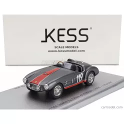   FERRARI  166 MM53 SPIDER BARQUETTE ch.0300M VIGNALE BY OBLIN N 119 WINNER COPPA SAR 1955  GREY RED