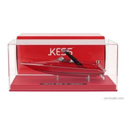   RIVA  MOTOSCAFO 32 FERRARI 1990 2x ENGINE V8 - 780CV - (24cm) - CON VETRINA - WITH SHOWCASE  RED