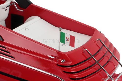 RIVA  MOTOSCAFO 32 FERRARI 1990 2x ENGINE V8 - 780CV - (24cm) - CON VETRINA - WITH SHOWCASE  RED