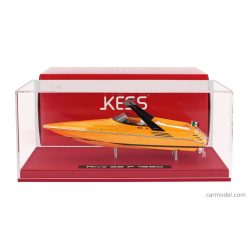   RIVA  MOTOSCAFO 32 FERRARI 1990 2x ENGINE V8 - 780CV - (24cm) - CON VETRINA - WITH SHOWCASE  YELLOW