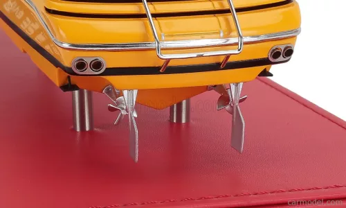 RIVA  MOTOSCAFO 32 FERRARI 1990 2x ENGINE V8 - 780CV - (24cm) - CON VETRINA - WITH SHOWCASE  YELLOW