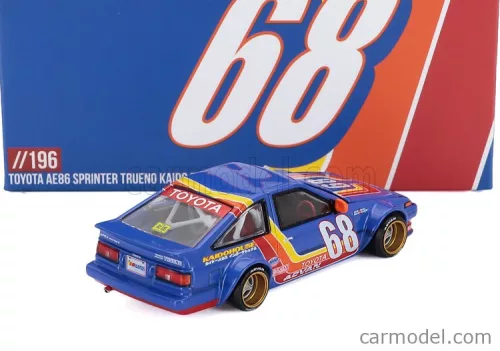 TOYOTA  SPRINTER TRUENO (AE86) N 68 KAIDO WORKS RACING V1 1983  BLUE ORANGE
