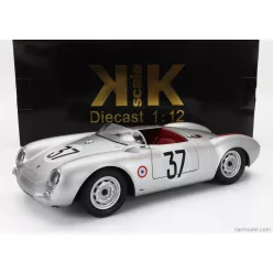   PORSCHE  550 RS SPIDER 1.5L TEAM PORSCHE KG N 37 24h LE MANS 1955 H.POLENSKY - R.VON FRANKENBERG  SILVER