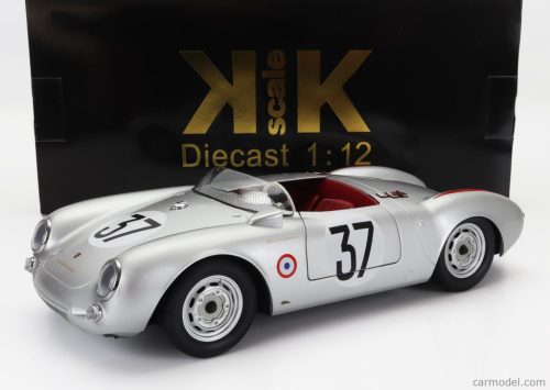PORSCHE  550 RS SPIDER 1.5L TEAM PORSCHE KG N 37 24h LE MANS 1955 H.POLENSKY - R.VON FRANKENBERG  SILVER