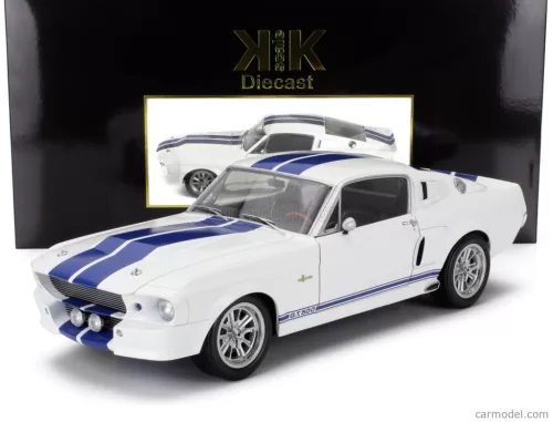 FORD USA  MUSTANG SHELBY GT500 ELEANOR COUPE 1967  WHITE BLUE
