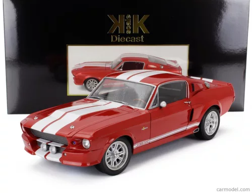 FORD USA  MUSTANG SHELBY GT500 ELEANOR COUPE 1967  RED WHITE