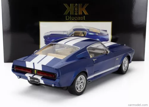 FORD USA  MUSTANG SHELBY GT500 ELEANOR COUPE 1967  BLUE WHITE