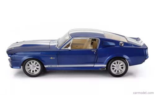 FORD USA  MUSTANG SHELBY GT500 ELEANOR COUPE 1967  BLUE WHITE