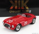 FERRARI  166MM 2.0L V12 N 20 WINNER SPA FRANCORCHAMPS 1949 L.CHINETTI - J.LUCAS  RED