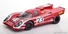 PORSCHE  917K 4.9L TEAM SALZBURG N 23 WINNER 24h LE MANS 1970 HANS HERRMANN - RICHARD ATTWOOD  RED WHITE