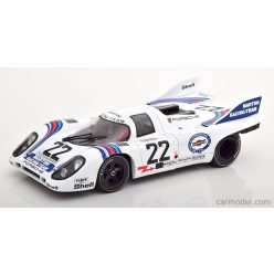   PORSCHE  917K 4.9L TEAM MARTINI RACING N 22 WINNER 24h LE MANS 1971 HELMUT MARKO - GIJS VAN LENNEP  WHITE BLUE