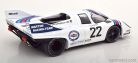PORSCHE  917K 4.9L TEAM MARTINI RACING N 22 WINNER 24h LE MANS 1971 HELMUT MARKO - GIJS VAN LENNEP  WHITE BLUE