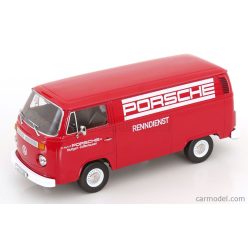 VOLKSWAGEN  T2b DELIVERY VAN PORSCHE RENNDIENST 1972  RED