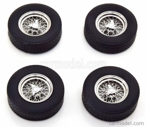 ACCESSORIES  SET 4X COMPLETE WHEELS - SET 4X CERCHI A RAGGI  BLACK CHROME