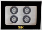 ACCESSORIES  SET 4X COMPLETE WHEELS - SET 4X CERCHI A RAGGI  BLACK CHROME