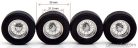 ACCESSORIES  SET 4X COMPLETE WHEELS - SET 4X CERCHI A RAGGI  BLACK CHROME