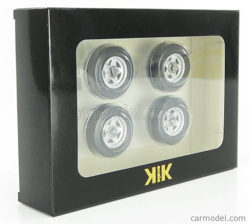 ACCESSORIES  FERRARI 512BB -365GT4/BB - 4X WHEELS AND TYRE SET 1973  BLACK