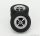 ACCESSORIES  SET 4x WHEEL AND TYRE SET - OPEL KADETT B SPORT 1973  BLACK