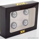 ACCESSORIES  SET 4x WHEEL AND TYRE SET - OPEL KADETT B SPORT 1973  BLACK