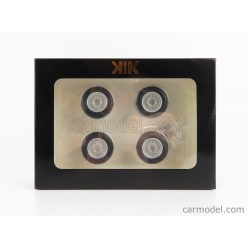   ACCESSORIES  SET 4X WHEELS AND TYRE FOR 3-SERIES 323i (E21) 1975  BLACK SILVER