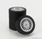 ACCESSORIES  4X  WHEELS AND RIMS SET 16' FOR BMW 3-SERIES ALPINA B6 3.5 (E30) 1988  BLACK
