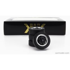   ACCESSORIES  SET 4X WHEELS AND HACKMESSER RIMS FOR PORSCHE 911 CARRERA CLUBSPORT  BLACK