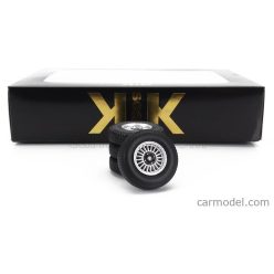   ACCESSORIES  SET 4X WHEELS AND RIMS FOR BMW 2002 ALPINA 1971  BLACK SILVER