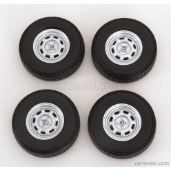   ACCESSORIES  SET 4X WHEELS AND RIMS FOR BMW 2002 1971  BLACK CHROME