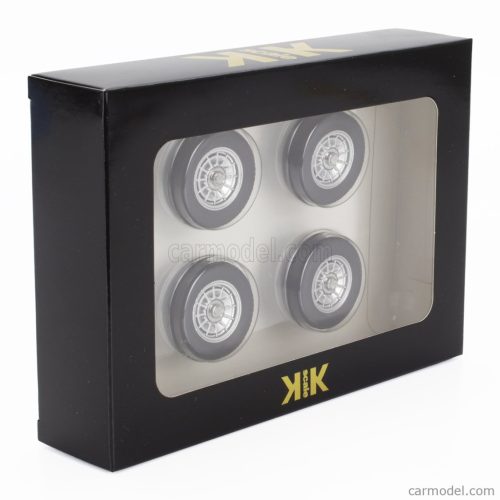 ACCESSORIES  SET 4X WHEELS AND RIMS FOR GHIBLI COUPE 1969  BLACK CHROME