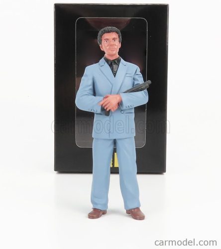 FIGURES  RICO STANDING FOR FERRARI TESTAROSSA MKI USA VERSION 1984 - MONODADO - MONOSPECCHIO  BLUE BLACK