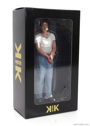 FIGURES  JAMES STANDING FOR PORSCHE 356 A SPEEDSTER 1955  LIGHT BLUE WHITE