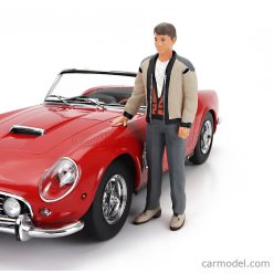   FIGURES  FERRIS STANDING FOR FERRARI 250GT SWB CALIFORNIA SPIDER USA VERSION HARD-TOP 1961  BROWN GREY