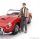 FIGURES  FERRIS STANDING FOR FERRARI 250GT SWB CALIFORNIA SPIDER USA VERSION HARD-TOP 1961  BROWN GREY