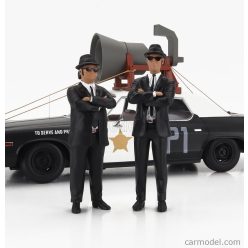 FIGURES  SET 2X JAKE AND ELWOOD  BLACK WHITE