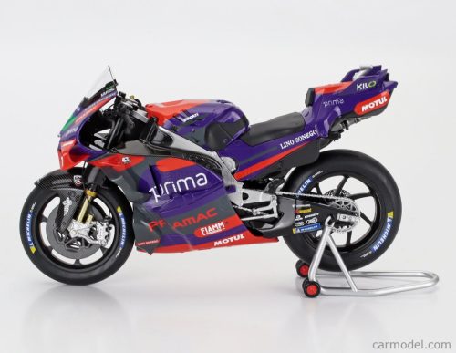 DUCATI  DESMOSEDICI GP24 TEAM PRAMAC RACING N 21 MOTOGP SEASON 2024 FRANCO MORBIDELLI  PURPLE RED BLACK