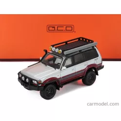 TOYOTA  LAND CRUISER 80 1991  SILVER RED