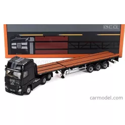   MERCEDES BENZ  ACTROS 2651 6x2 GIGASPACE TRUCK PIANALE 2016 - SATTELZUGMASCHINE & SCALABLE TRAILER  BLACK
