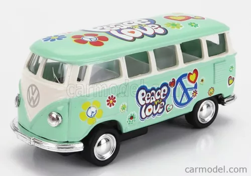 VOLKSWAGEN  T1 SAMBA MINIBUS FLOWER 1962 - WITHOUT BOX  LIGHT GREEN