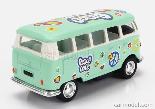 VOLKSWAGEN  T1 SAMBA MINIBUS FLOWER 1962 - WITHOUT BOX  LIGHT GREEN
