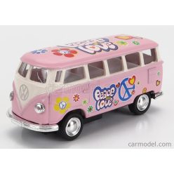 VOLKSWAGEN  T1 SAMBA MINIBUS FLOWER 1962 - WITHOUT BOX  PINK