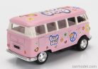 VOLKSWAGEN  T1 SAMBA MINIBUS FLOWER 1962 - WITHOUT BOX  PINK