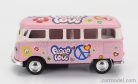 VOLKSWAGEN  T1 SAMBA MINIBUS FLOWER 1962 - WITHOUT BOX  PINK