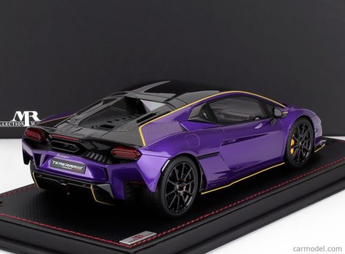 LAMBORGHINI  TEMERARIO ALLEGGERITA PACKAGE 2024 - CON VETRINA - WITH SHOWCASE  VIOLA PASIFAE - PURPLE