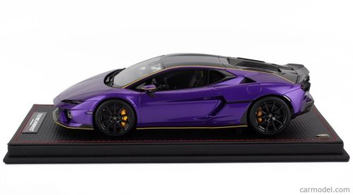 LAMBORGHINI  TEMERARIO ALLEGGERITA PACKAGE 2024 - CON VETRINA - WITH SHOWCASE  VIOLA PASIFAE - PURPLE