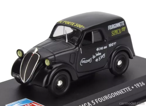 SIMCA  5 FOURGONNETTE 1936  BLACK